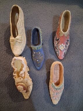 Decorative Miniature Shoe Collectible - Assorted Colors
